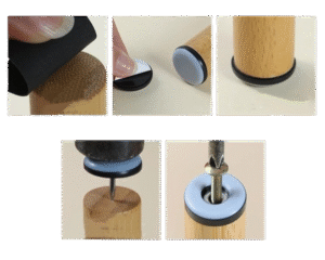 PTFE glides for sofa and furniture